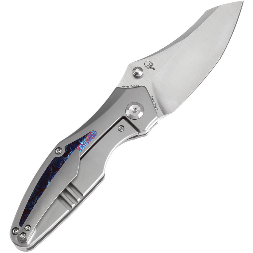 K1074A7 Kansept Baba Yaga Framelock Timascus