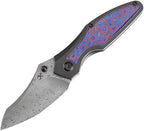 K1074A8 Kansept Baba Yaga Framelock Timascus