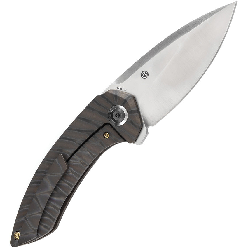 K1077A4 Kansept ODD 21 Framelock Flame