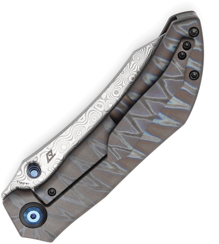 K1079A4 Kansept Tipper Framelock Tiger Stripe