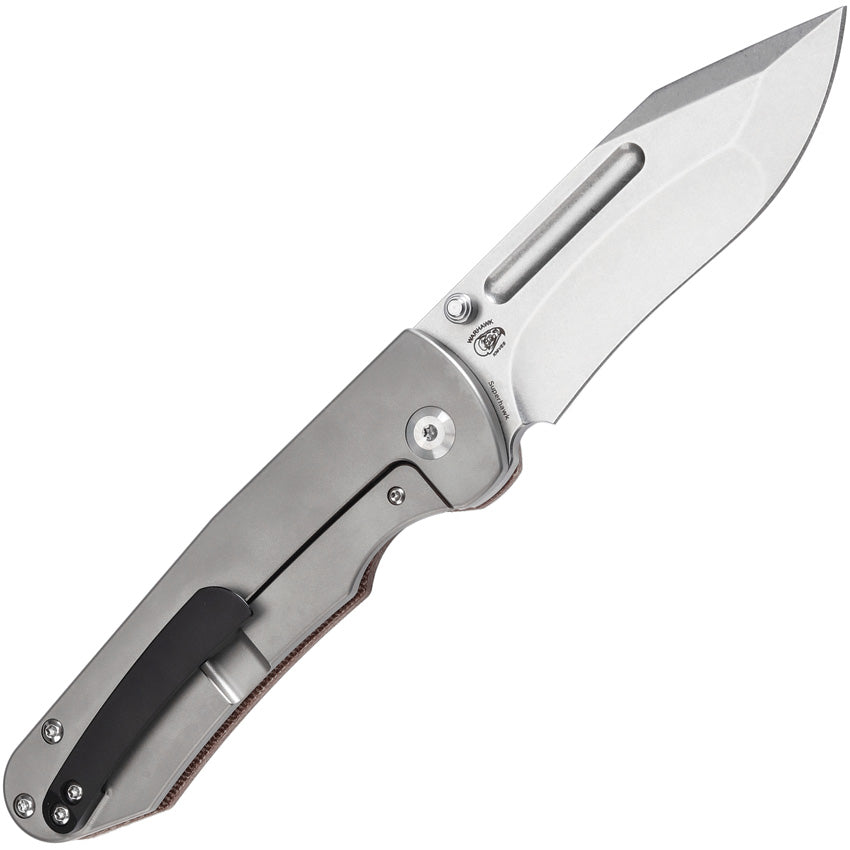 K1084B1 Kansept Superhawk Framelock Brn mic