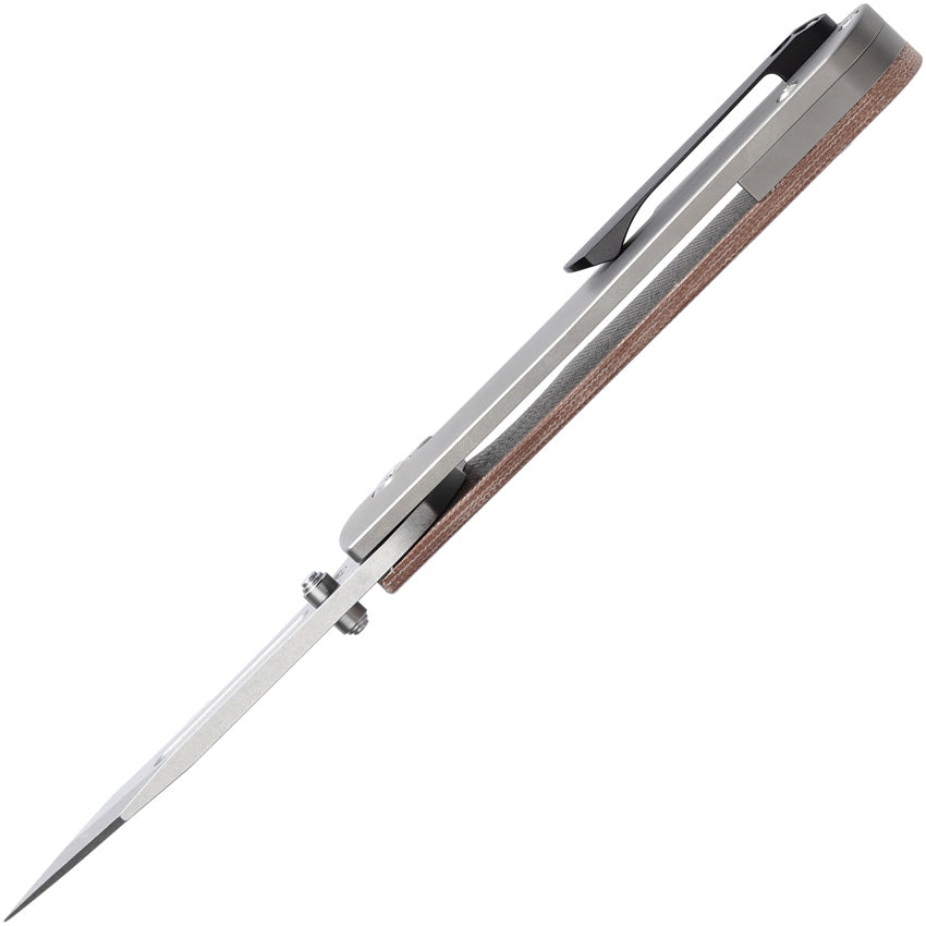 K1084B1 Kansept Superhawk Framelock Brn mic