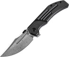 K1089A3 Kansept Orion Framelock BW Damascus