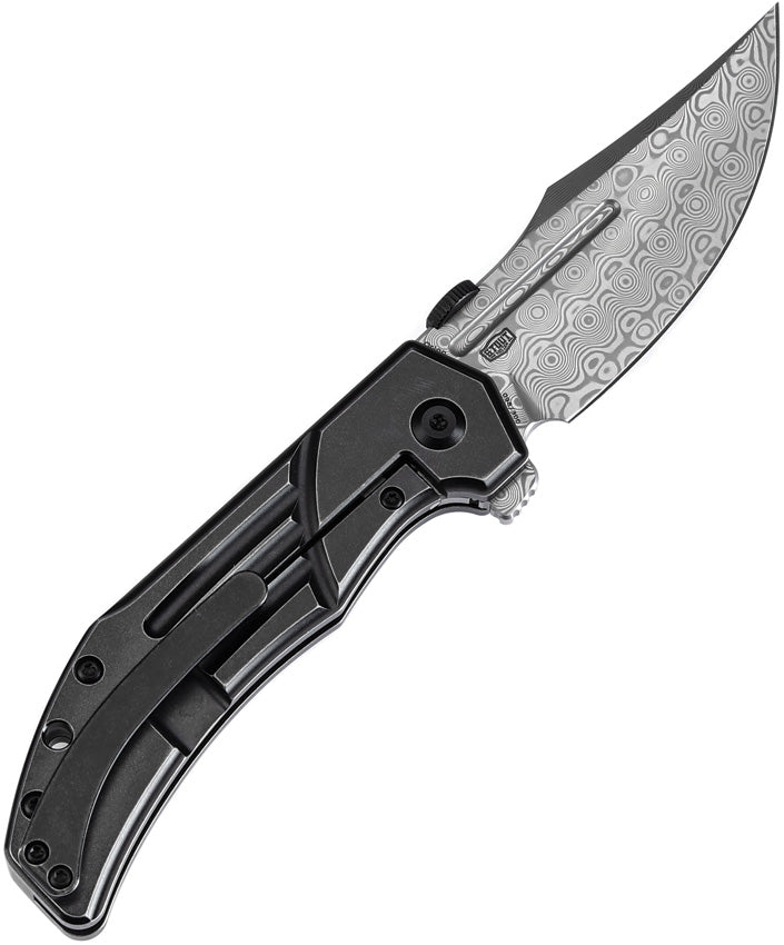 K1089A3 Kansept Orion Framelock BW Damascus