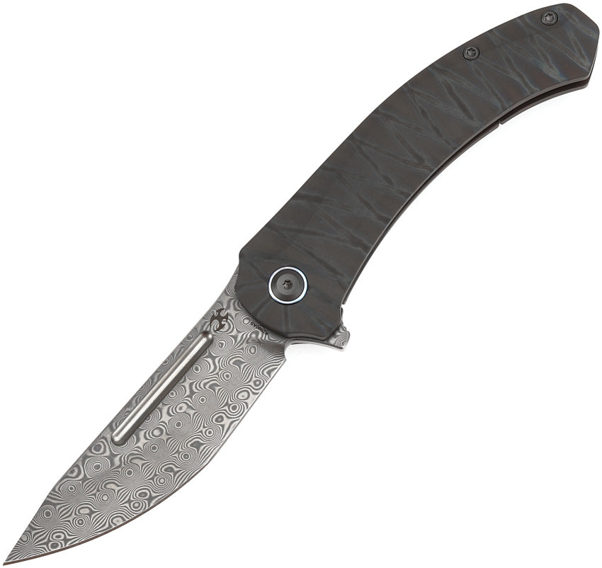 K1090A5 Kansept Hira Framelock Damascus