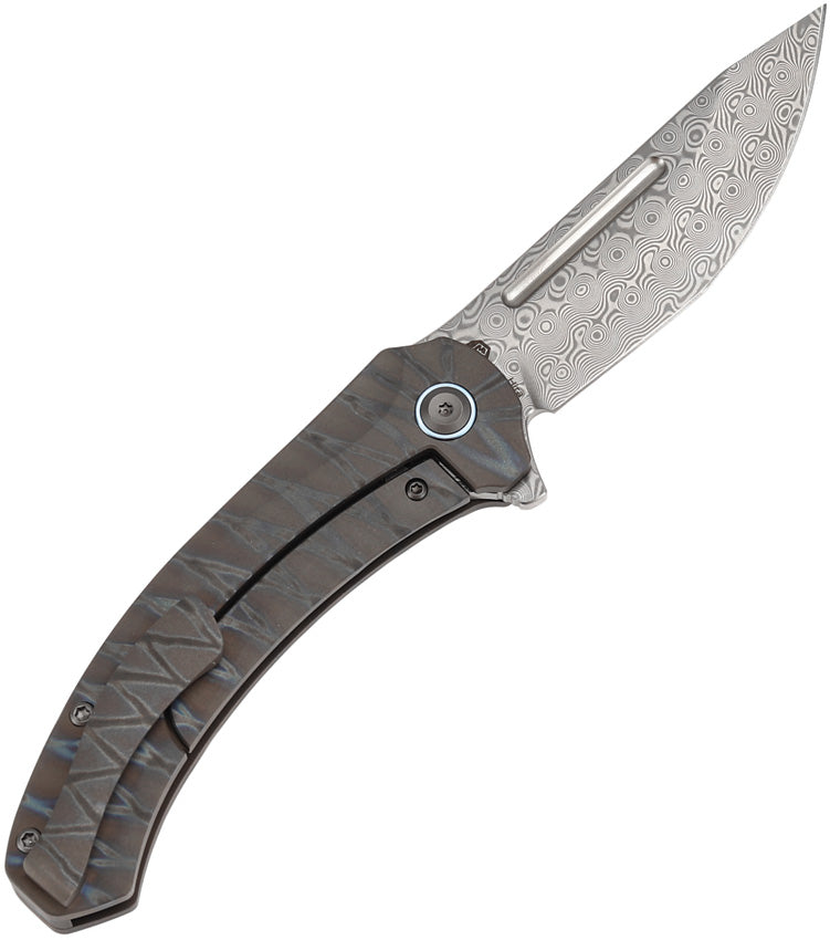 K1090A5 Kansept Hira Framelock Damascus