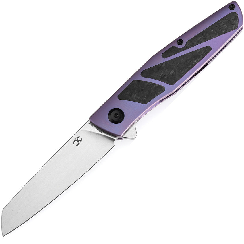 K1092A2 Kansept Cru Framelock Purple Ti