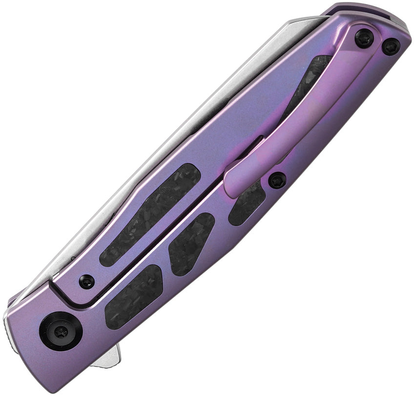 K1092A2 Kansept Cru Framelock Purple Ti