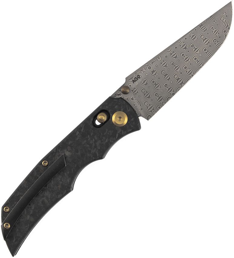 K1100V4 Kansept SIF Crossbar Lock Damascus