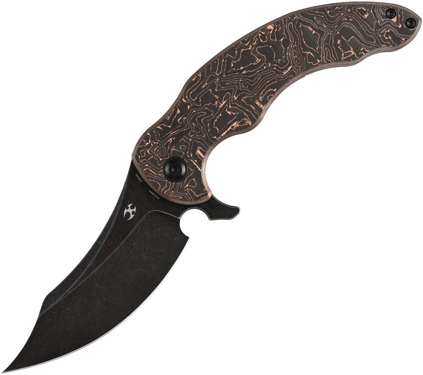 K1128A4 Kansept Gilgamesh Framelock Copper CF