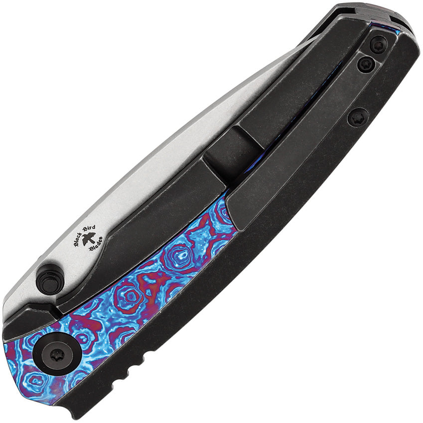 K2109A5 Raven Framelock Timascus