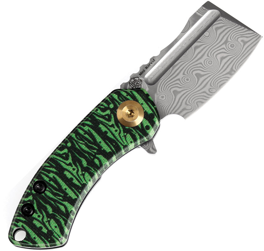 K3030A12 Mini Korvid Linerlock Green