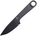 KA1119BK: Ka-Bar Blackout Wrench Knife, one-piece construction, 3" black oxide 425 stainless drop point blade