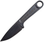 KA1119BK: Ka-Bar Blackout Wrench Knife, one-piece construction, 3" black oxide 425 stainless drop point blade