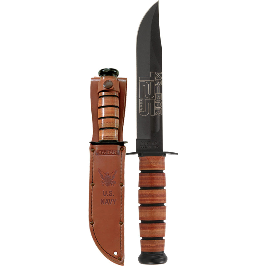 KA9227 125th Annv Navy Fixed Blade