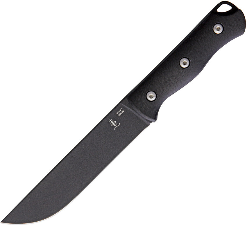 Kizer KI1034A1 Kizer Bush Fixed Blade Black