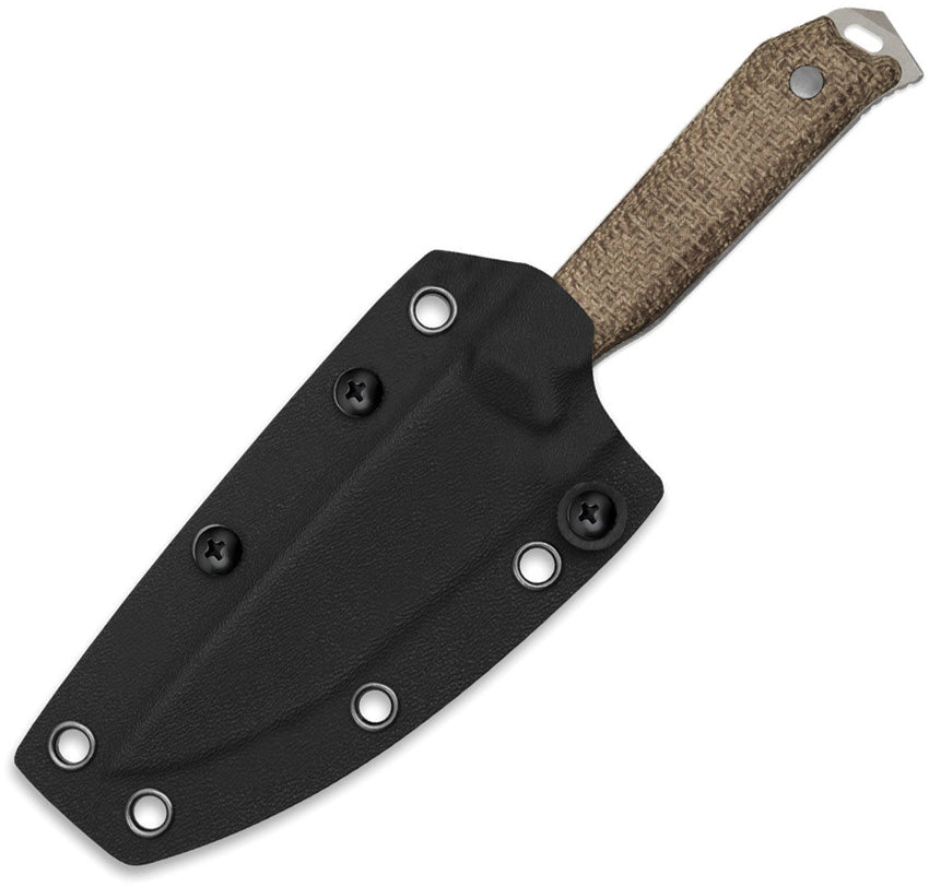 KI1045MD1 Kizer Begleiter Fixed Blade Burlap