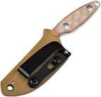 KI1064C1 Kizer Muskrat Fixed Blade Nat Mic