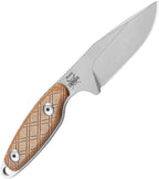 KI1064C1 Kizer Muskrat Fixed Blade Nat Mic
