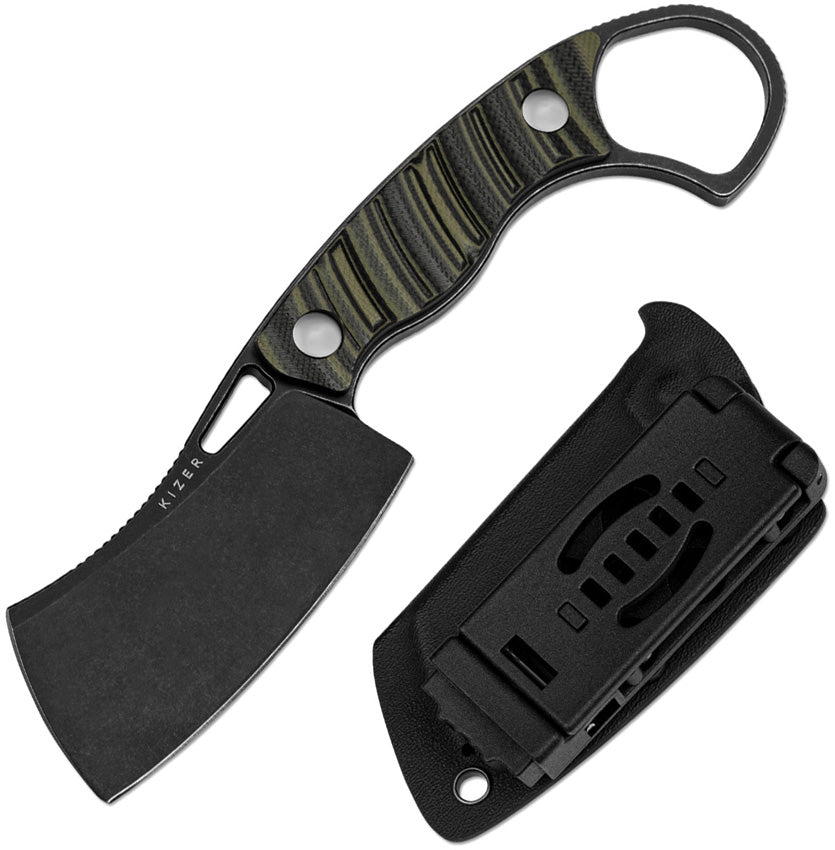 KI1065A3 Kizer Little Rhino Fixed Blade OD