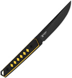 KI1066A3 Kizer Kwaiken Fixed Blade Black/Yel