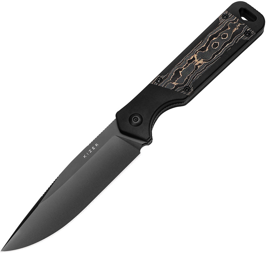 KI1067A1 Kizer Militaw Fixed Blade Gold