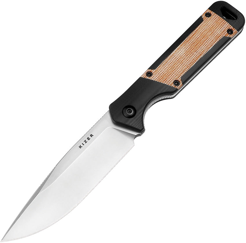 KI1067A2 Kizer Militaw Fixed Blade Nat Mic
