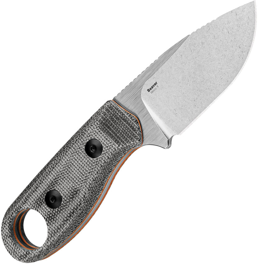 KI1078A2 Kizer Beaver Fixed Blade Micarta