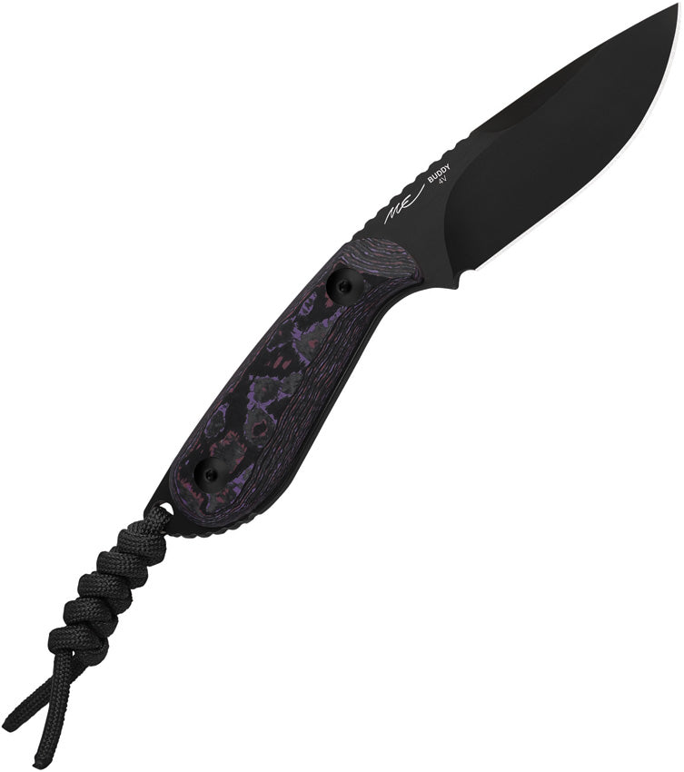 KI1081A10 Kizer Buddy Fixed Blade Purple Haze