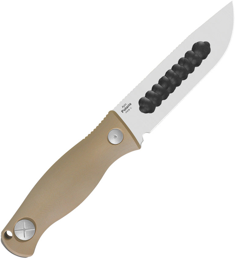 KI1100A4 Kizer Polaris Fixed Blade Tan