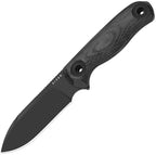 KI1101A3 Kizer Cutlery Drop Bear Fixed Blade Black