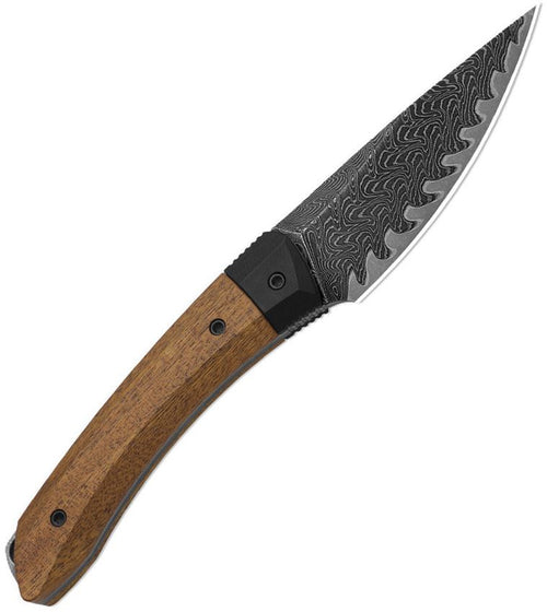 KI1124A1 Kizer Cutlery Momo Fix 3 Fixed Blade Wood