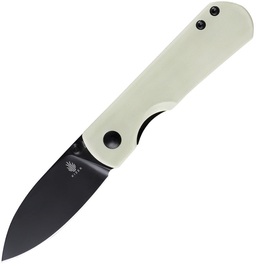 KI3525S2 Kizer Yorkie Linerlock White G10