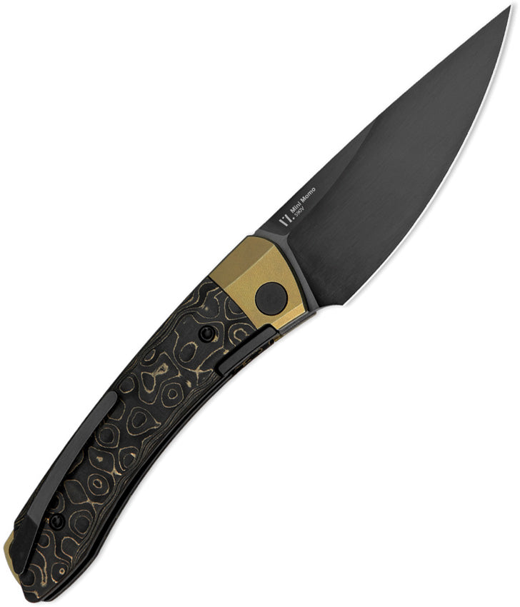 KI3663A3 Mini MoMo Linerlock CF Gold