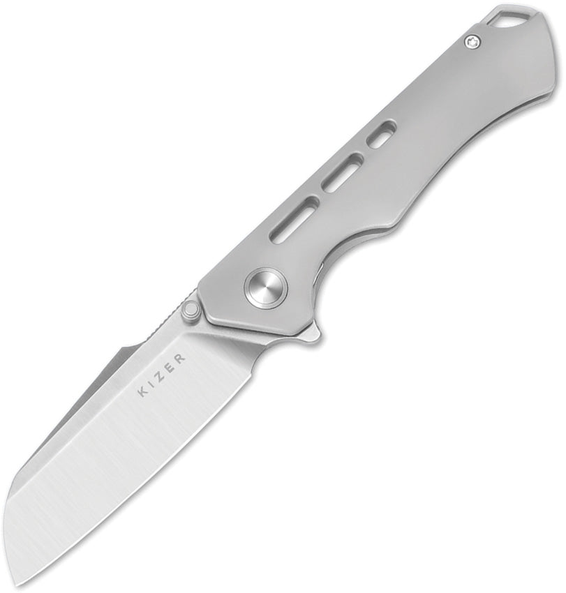 KI3714A1 Crest Framelock Gray Ti
