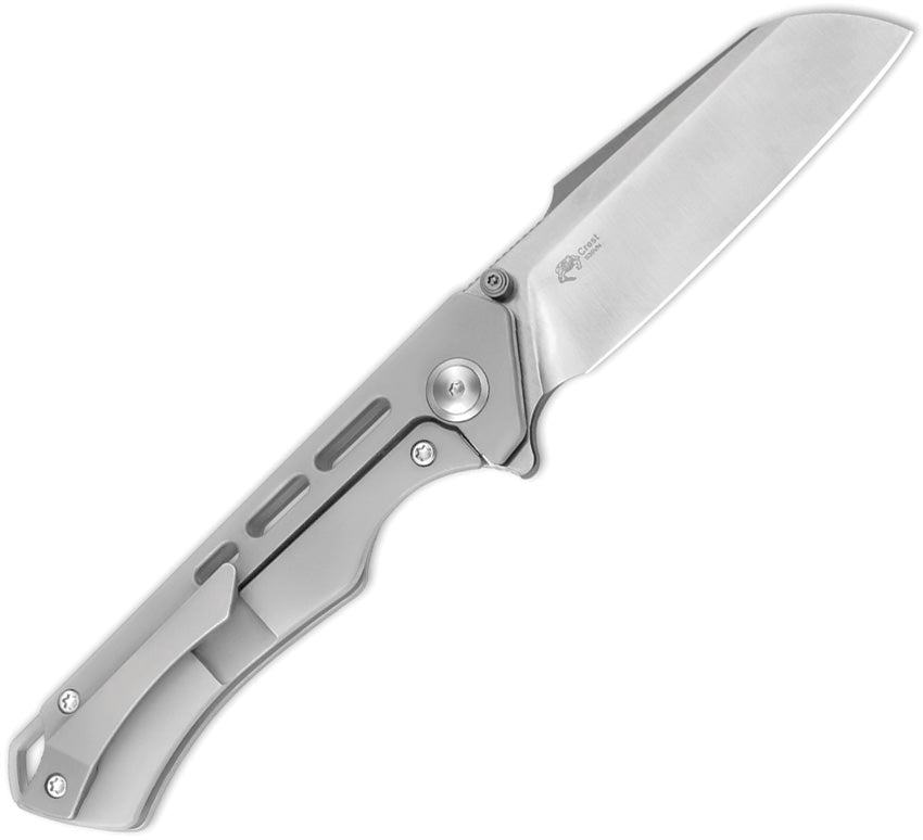 KI3714A1 Crest Framelock Gray Ti