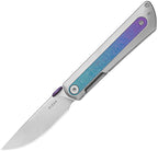 KI3733A2 Quoll Framelock Crystal Ti