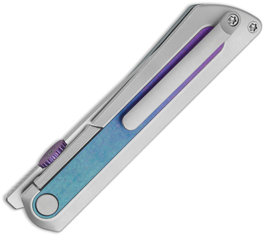 KI3733A2 Quoll Framelock Crystal Ti