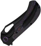 KI3734A1 Kizer Cutlery Cycone Framelock Purple Hz