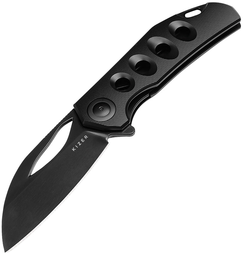 KI4683A1 Hawk Linerlock Blk Ti