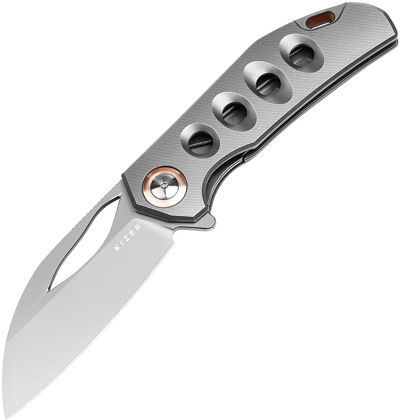 KI4683A2 Hawk Linerlock Gray Ti
