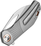 KI4683A2 Hawk Linerlock Gray Ti