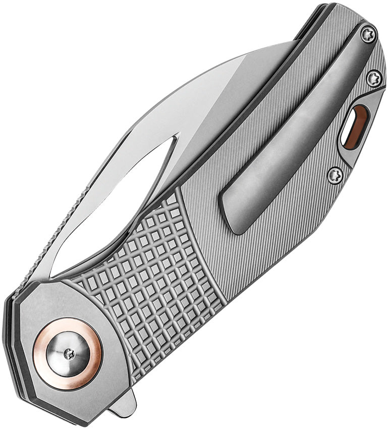KI4683A2 Hawk Linerlock Gray Ti
