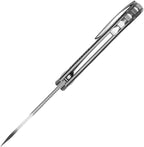 KI4683A2 Hawk Linerlock Gray Ti