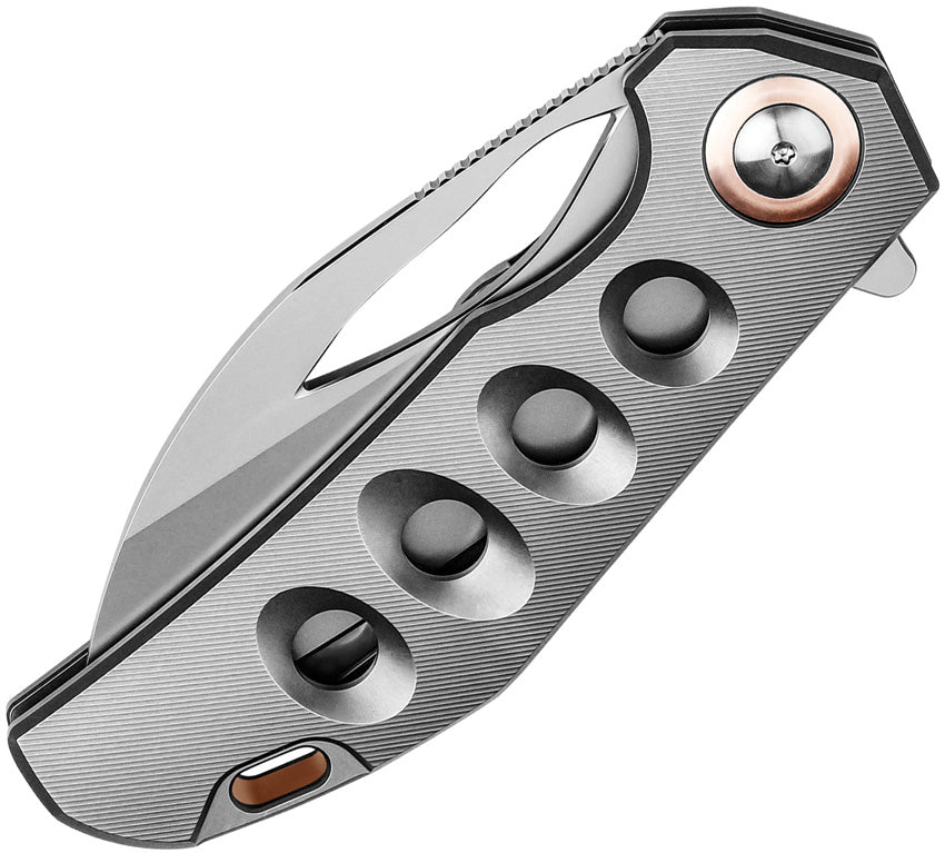 KI4683A2 Hawk Linerlock Gray Ti