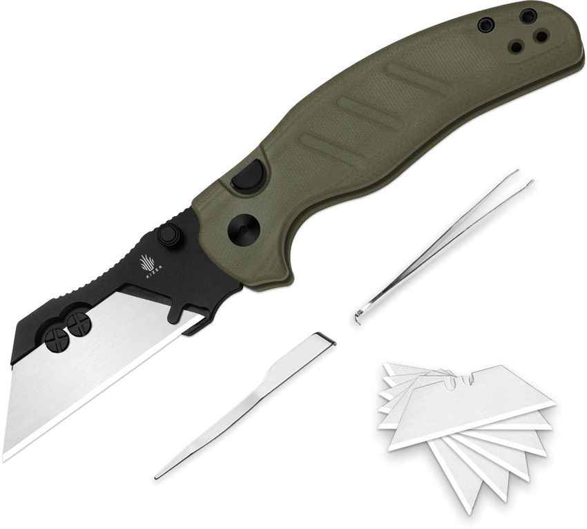 KIV348829JSA2 Kizer C01C Uti 1 Button Lock Grn