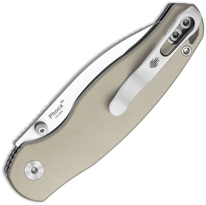 KIV3781BDA2 Kizer Cutlery Phoca BD Button Linerlock Alm