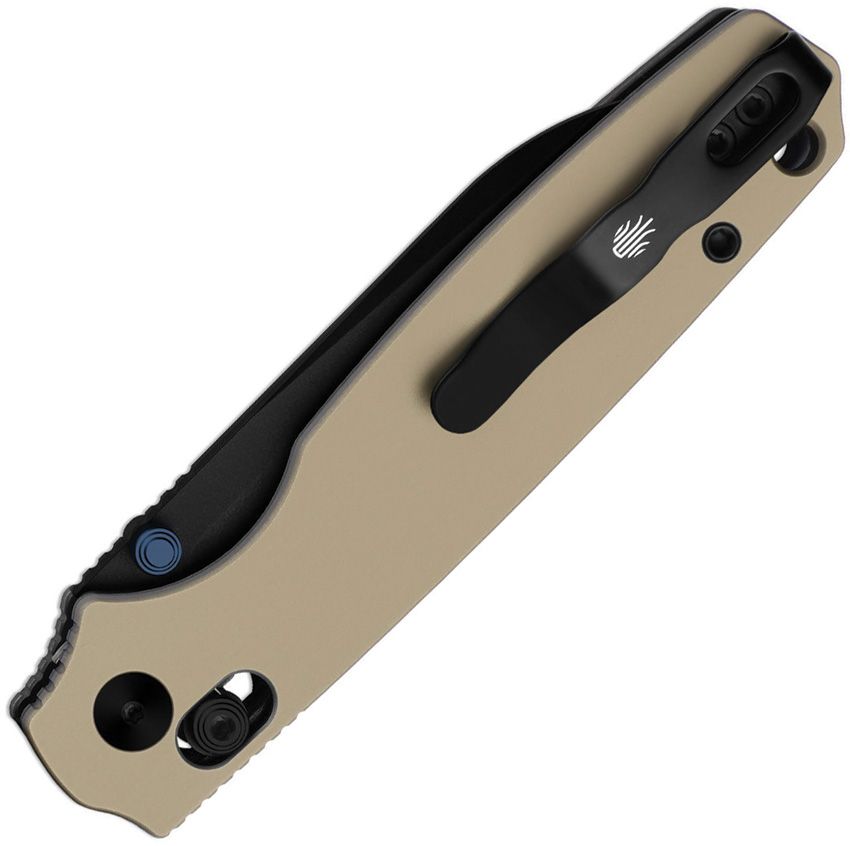 KIV3789A6 Kizer Cutlery Pokiman Clutch Lock Tan