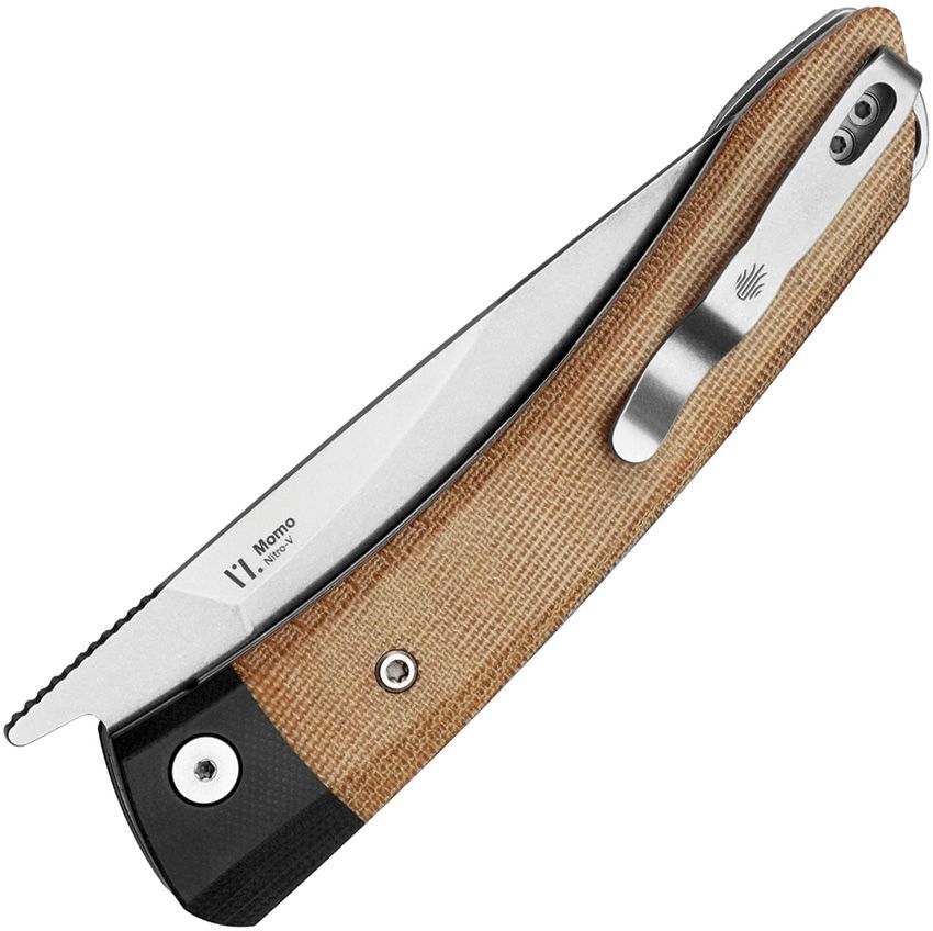KIV4663A2 Kizer Cutlery Momo Linerlock Micarta