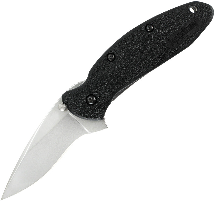 KS1620 Scallion Linerlock A/O Schwarz